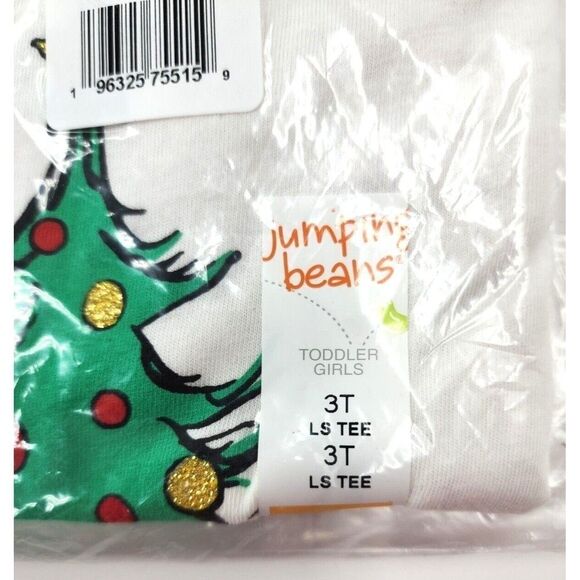 3T Toddler Raglan Graphic Tee Jumping Beans® Peanuts "Merry and Bright" - Picture 7 of 7
